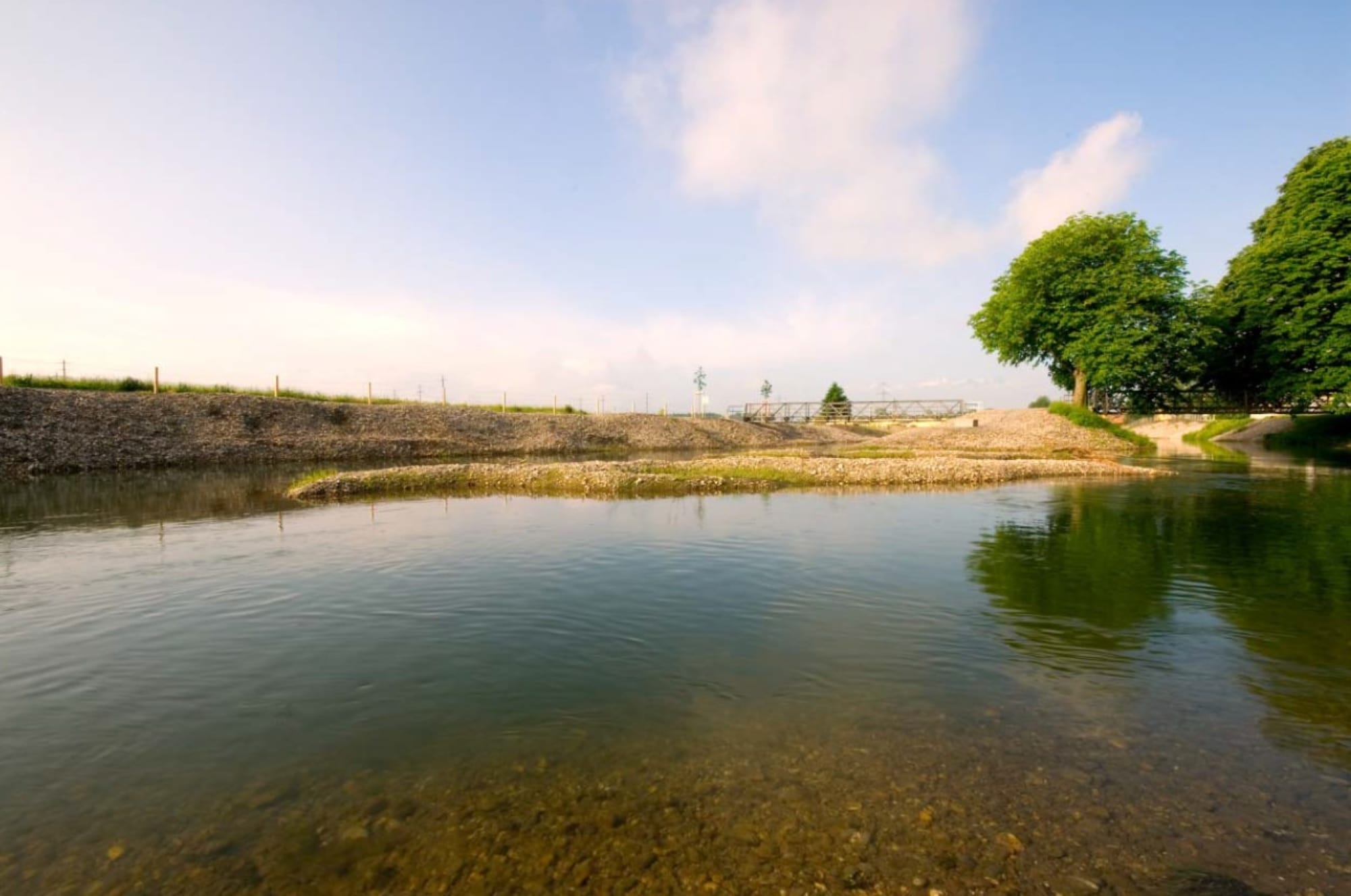 Hochwasserschutz am Rheintaler Binnenkanal in Rüthi SG